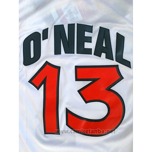 Camiseta USA 1996 Shaquille O'Neal #13 Blanco